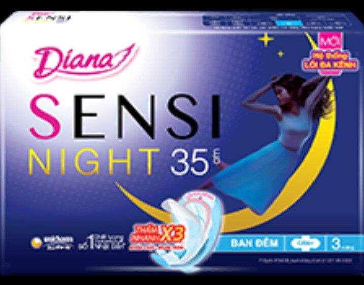 1 gói Bvs Diana đêm Sensi 35cm cao cấp