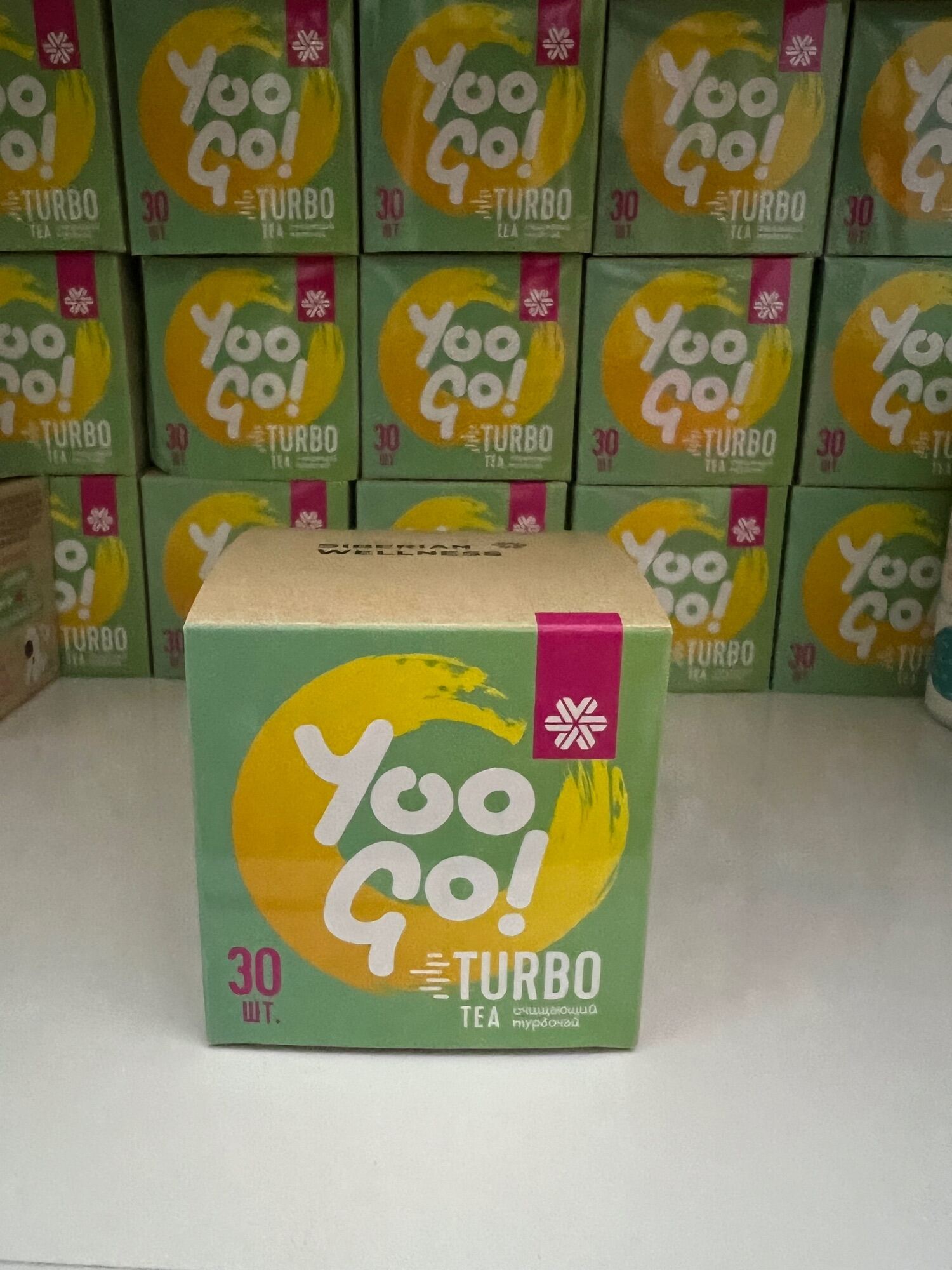 Thực phẩm bảo vệ sức khỏe Trà thảo mộc YOO GO Turbo tea siberian kho Nga k bọc nilong bên ngoài
