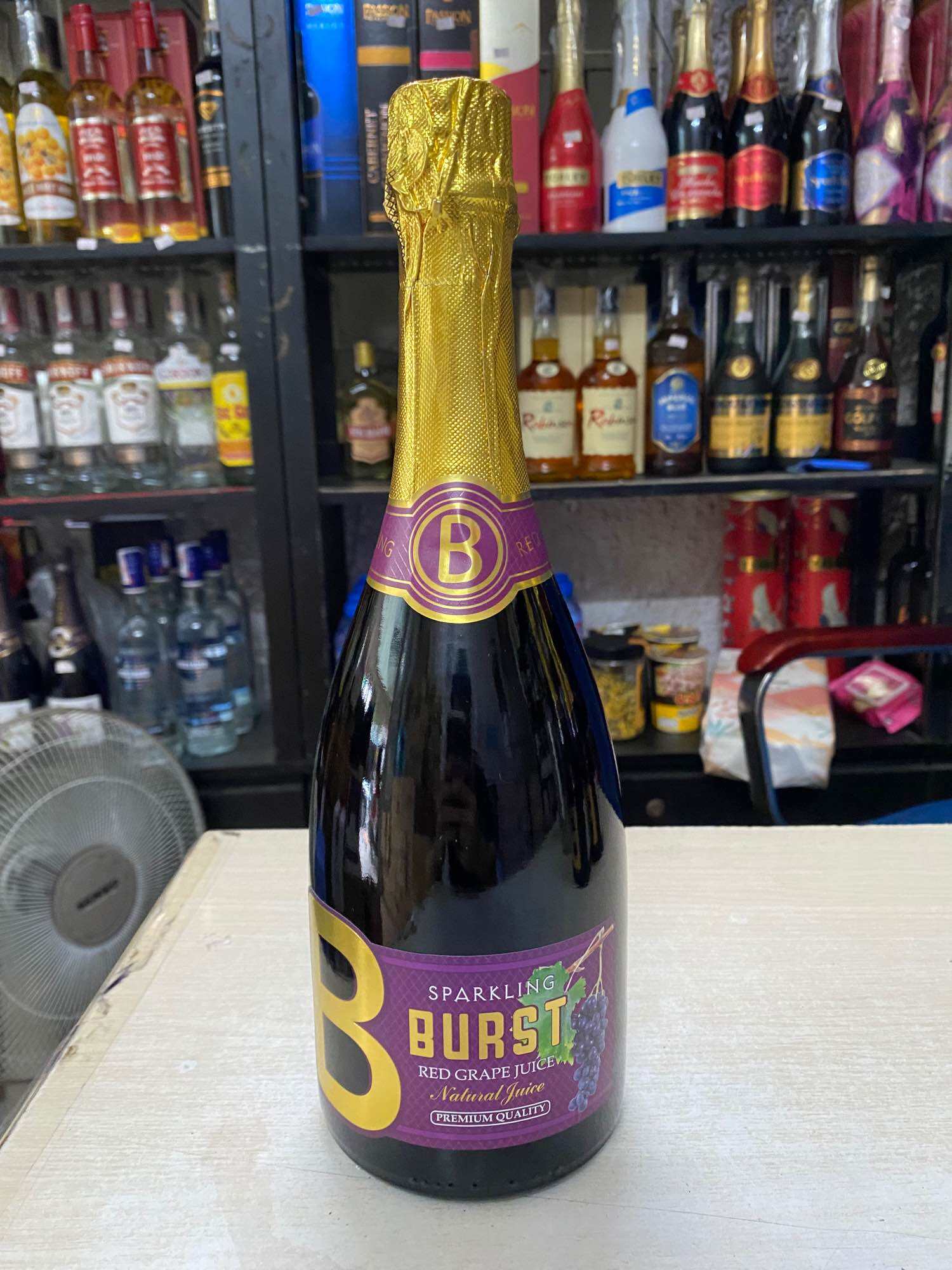 Nước Ép Nho Đỏ Có Ga BURST Sparkling Red Grape Juice 750ml