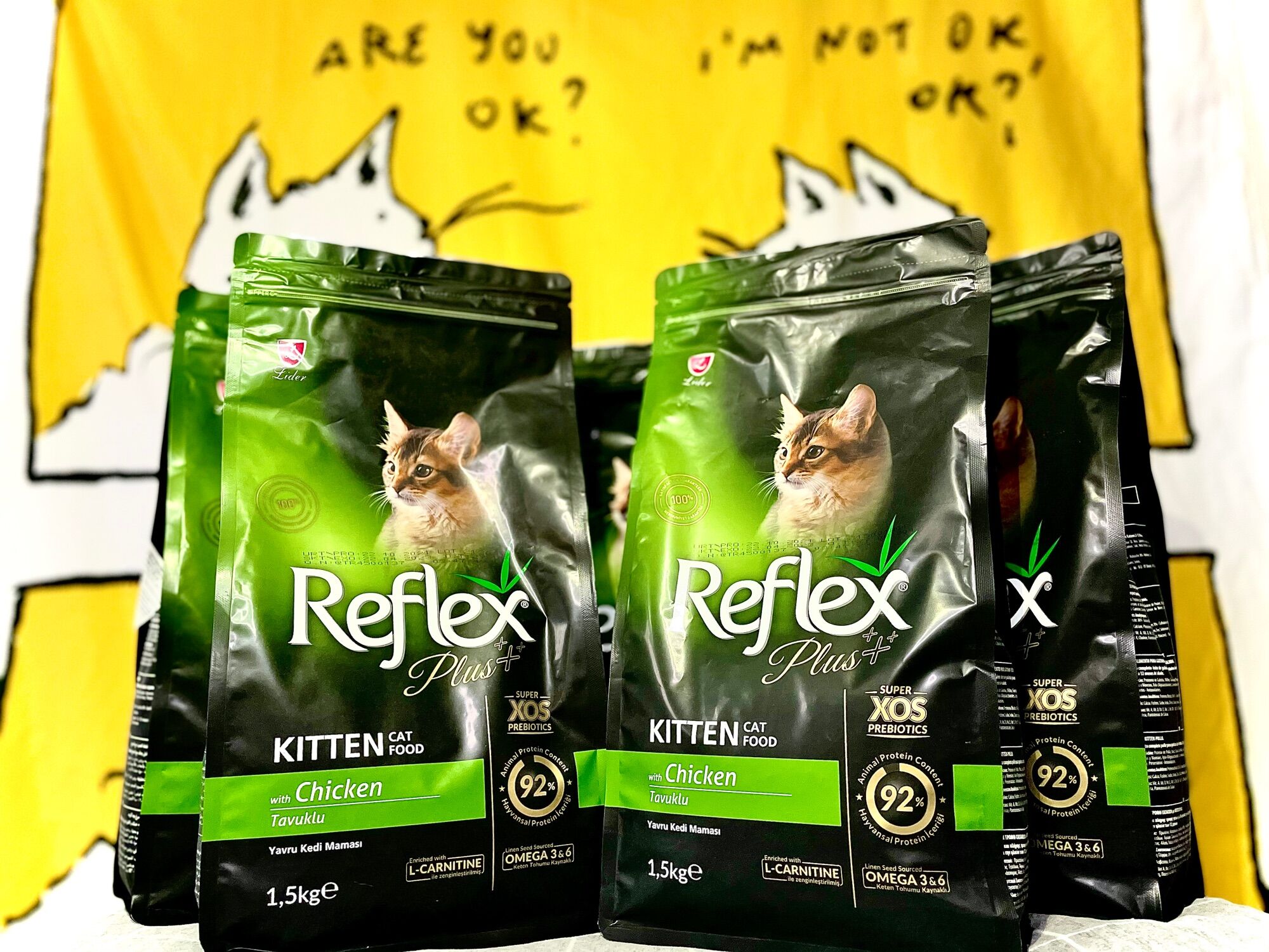 Hạt Reflex Kitten vị Gà - Thức ăn cho mèo con