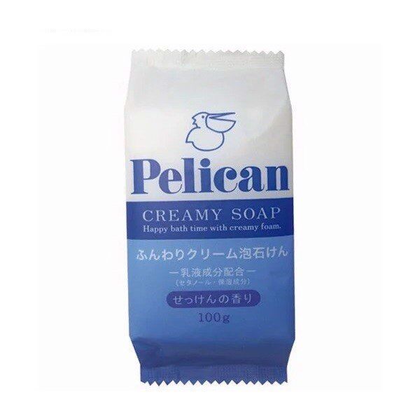 Xà phòng chiết xuất dầu cọ pelican creamy soap 100g