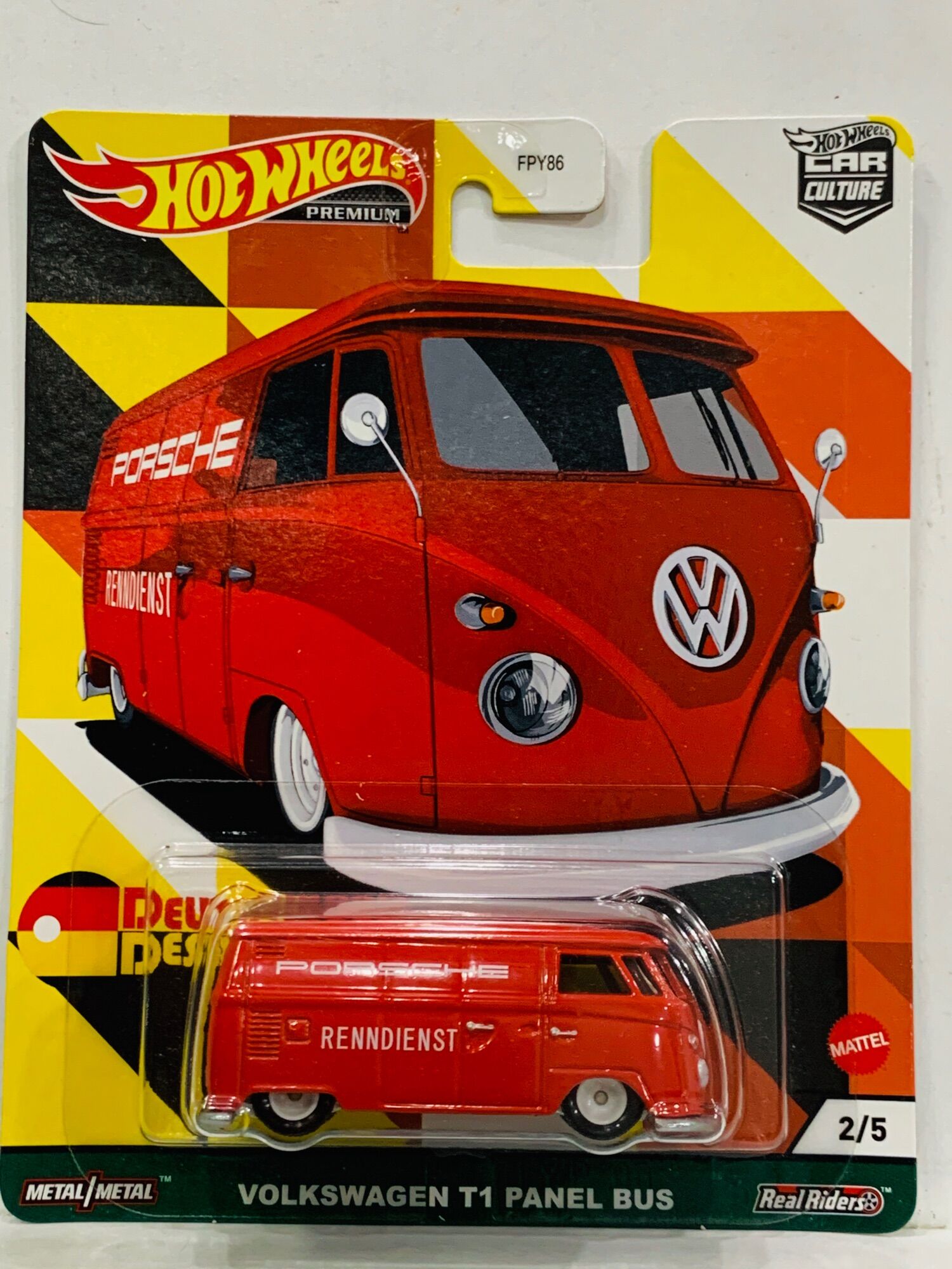 Hobby Store xe mô hình Hot Wheels Volkswagen T1 Panel Bus