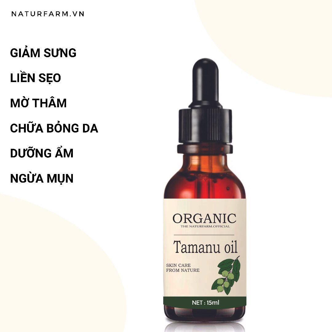 Dầu mù u nguyên chất hữu cơ ( tamanu oil ) 15ML