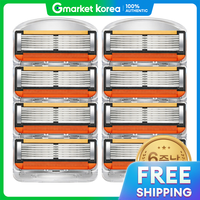 Gillette | Lưỡi dao cạo 6 lưỡi Gillette tương thích, dòng ProGlide thế hệ mới, vỉ 4 lưỡi, mua 1 tặng 1, tổng