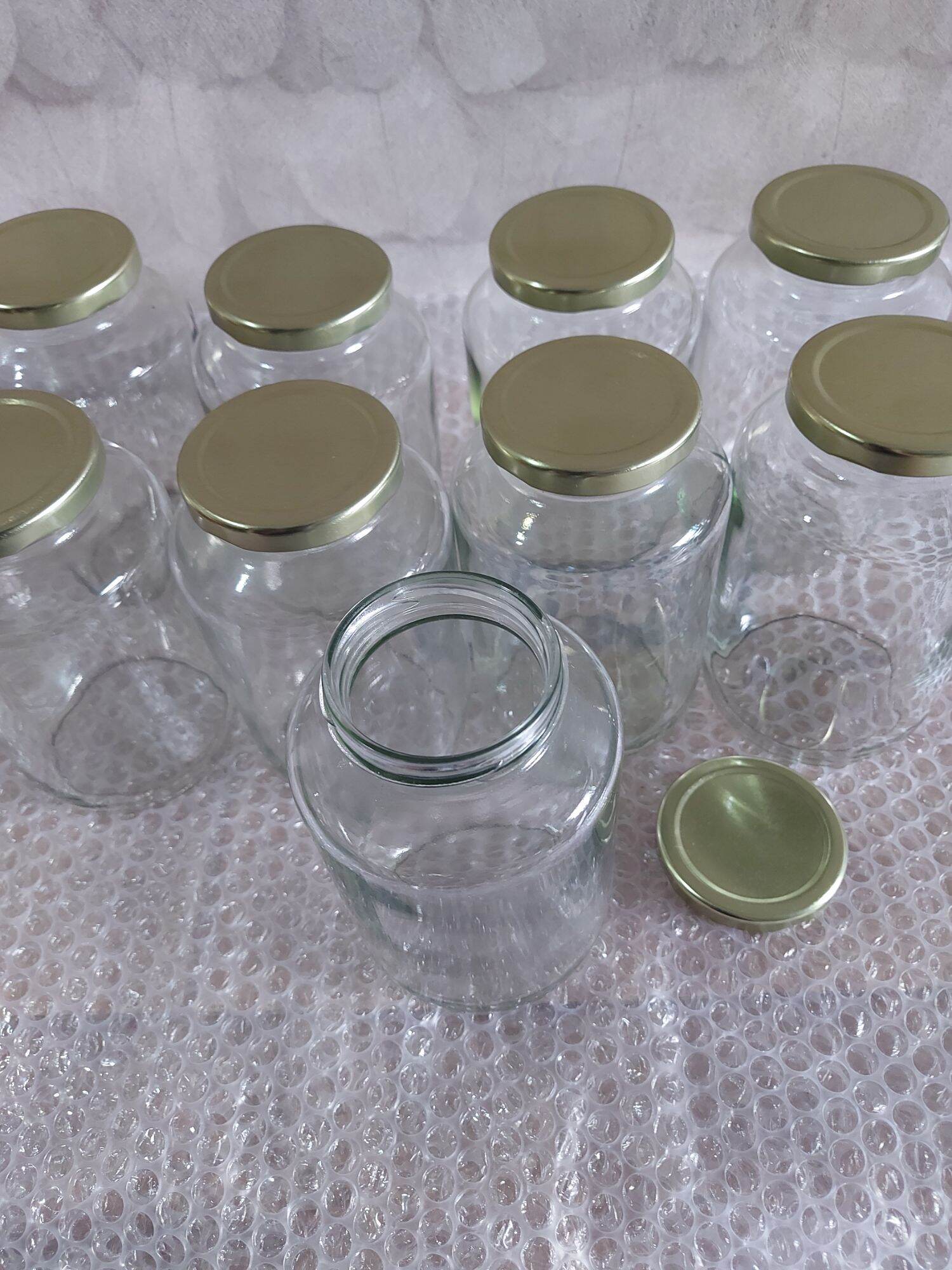 Combo 10 hủ thủy tinh 700ml / hủ tròn cao cấp đựng thực phẩm