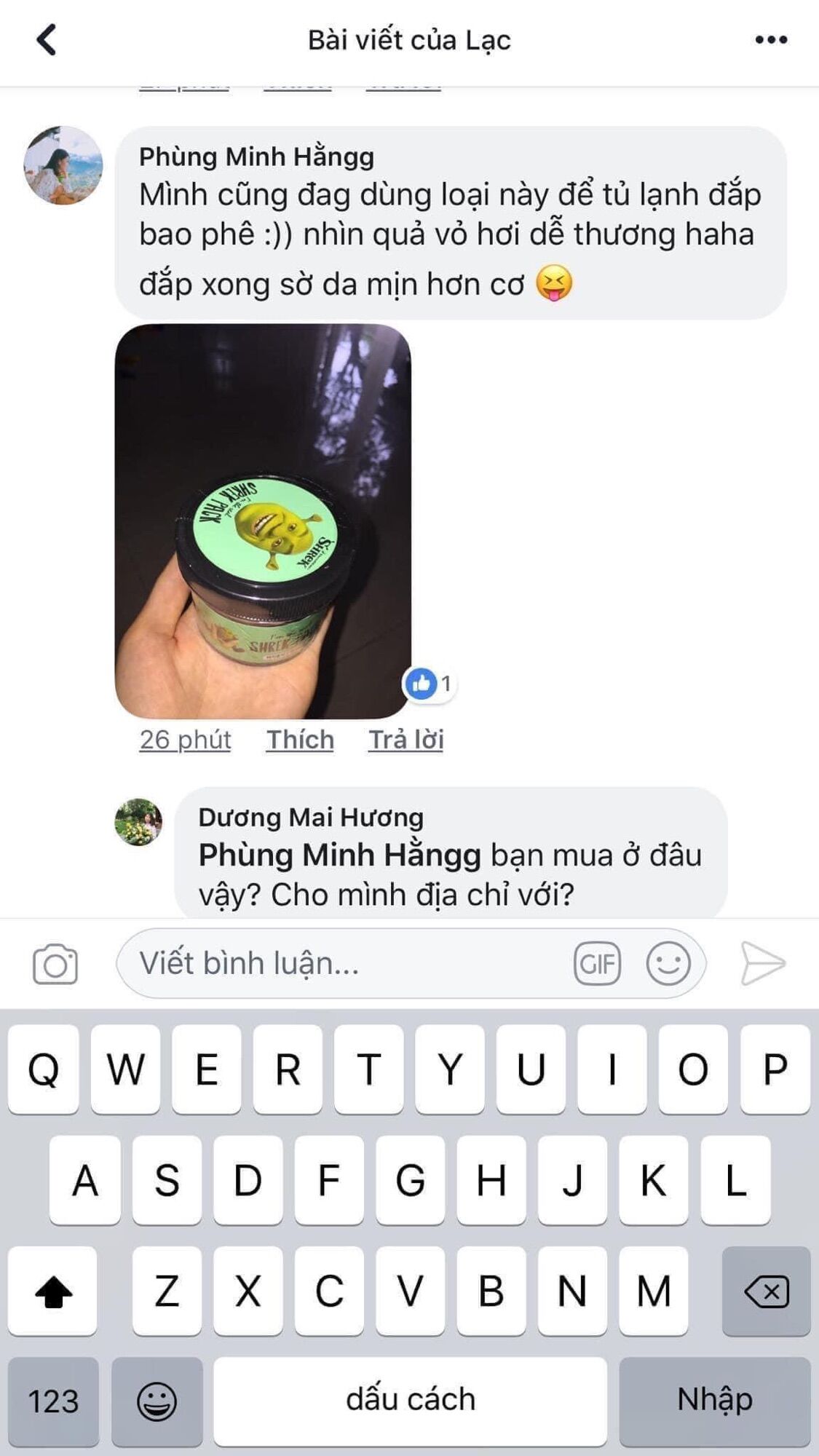Mask đất sét Shrek Pack bạc hà rau má