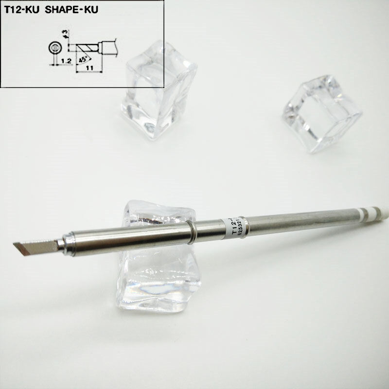 Đầu hàn sắt t12 sản xuất trong nước hoàn toàn mới, lõi phát nhiệt t12, đầu hàn sắt nung trắng ánh sáng t12, không dùng cho trạm hàn 936