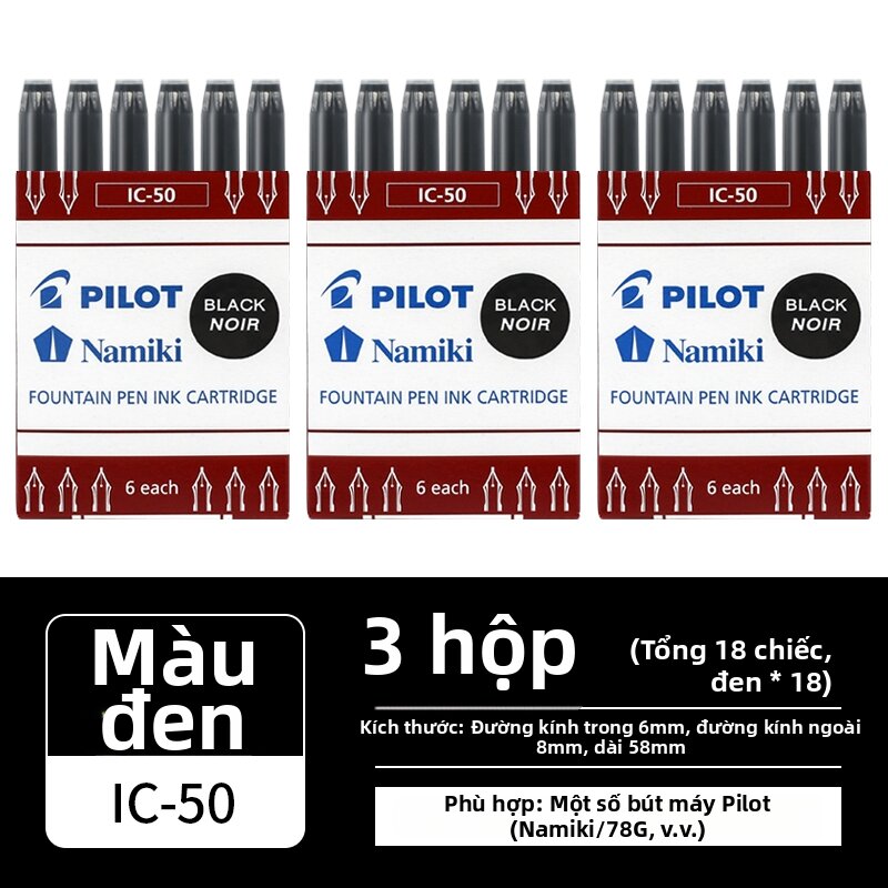 Pilot | Mực Bút Thép Không Chứa Carbon Đỏ Xanh Đen