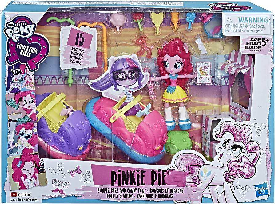 Set đồ chơi Pony ở khu vui chơi, Pinkie Pie Bumper cars and Candy fun.