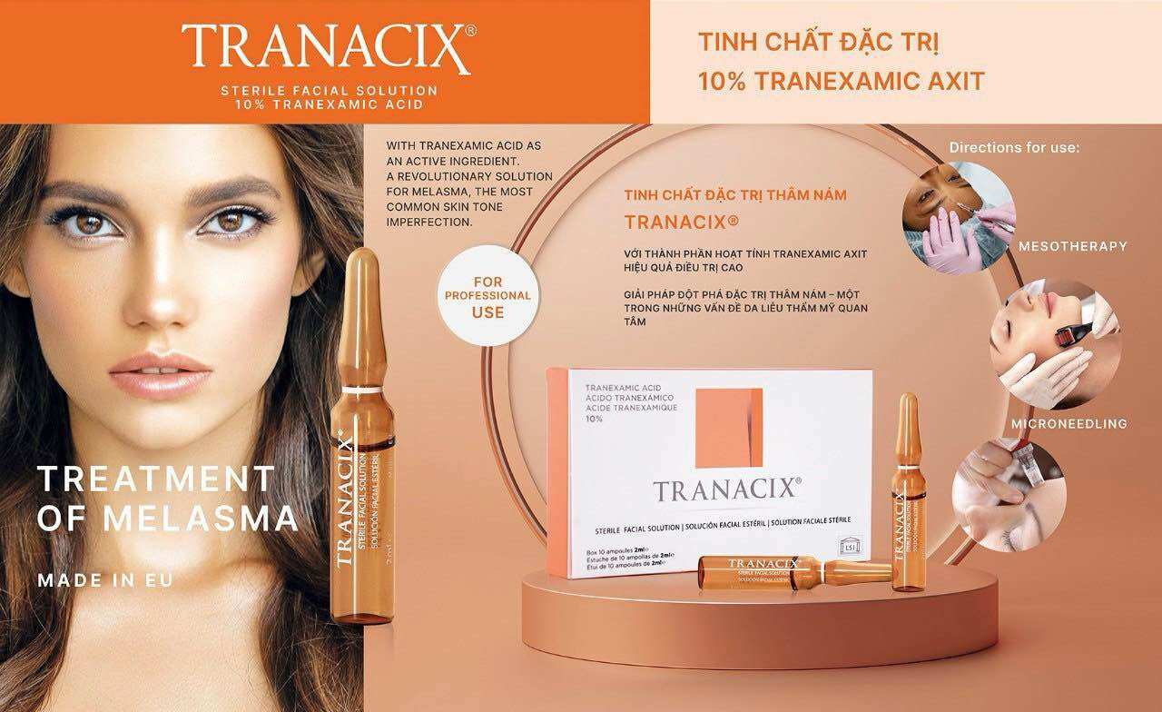 [Hàng Cty-Tách lẻ 1 ống 2ml]Tinh ChấtDưỡng Trắng Sáng Da TRANACIX
