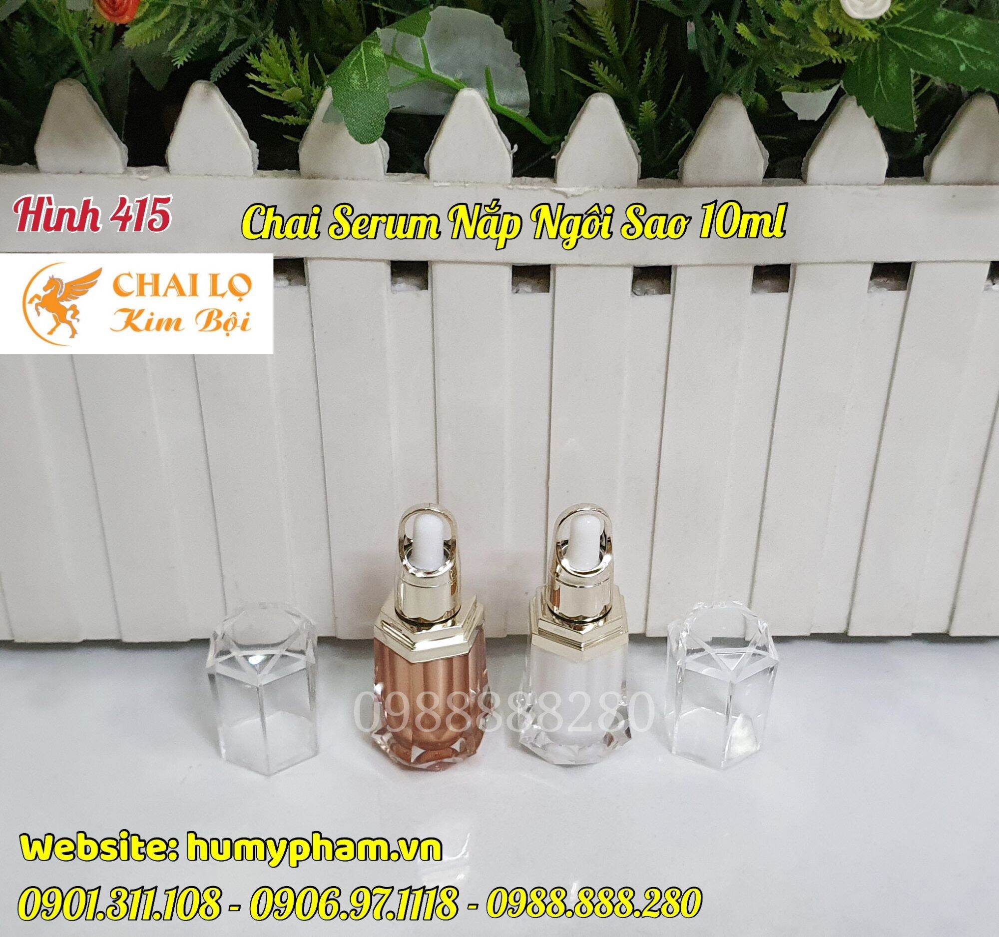 CHAI CHIẾT SERUM NẮP NGÔI SAO 10ml