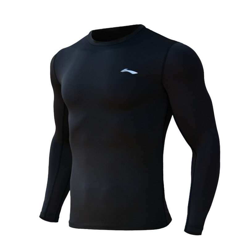Li-Ning Men's Fitness Long Sleeve Compression Shirt Quick Dry Running Sportswear Basketball Training Winter Outdoor Activity Giá 1,041,000 Đồng*Miễn phí vận chuyển