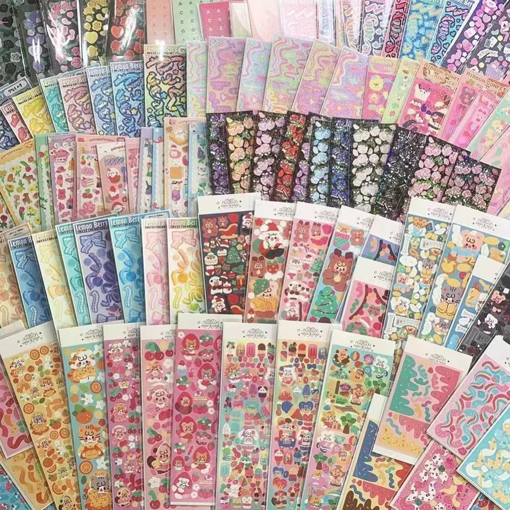 Set 10 Sticker Dán Cute Nhiều Mẫu