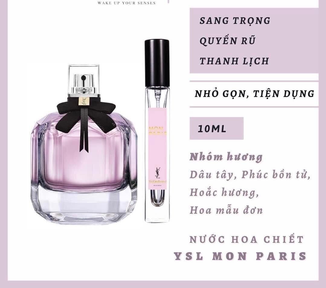 Nước hoa Chiết 10ml mon paris edp