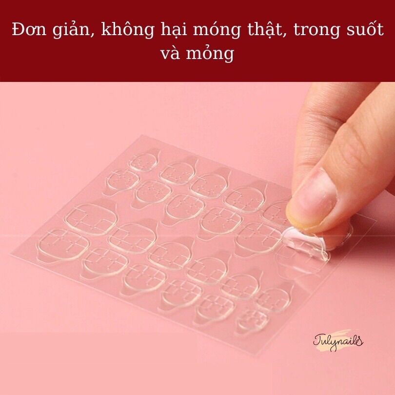Miếng dán móng giả nail box tạm thời