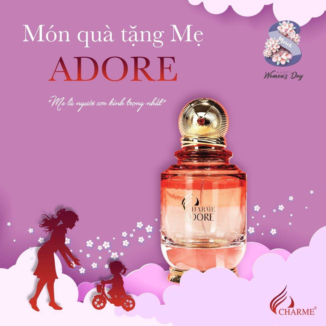 [HCM]Nước hoa nữ Char.me adore 100ml