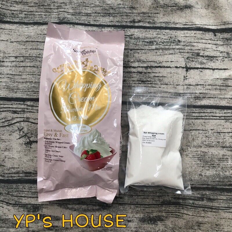 Bột kem sữa whipping cream dạng khô 100g