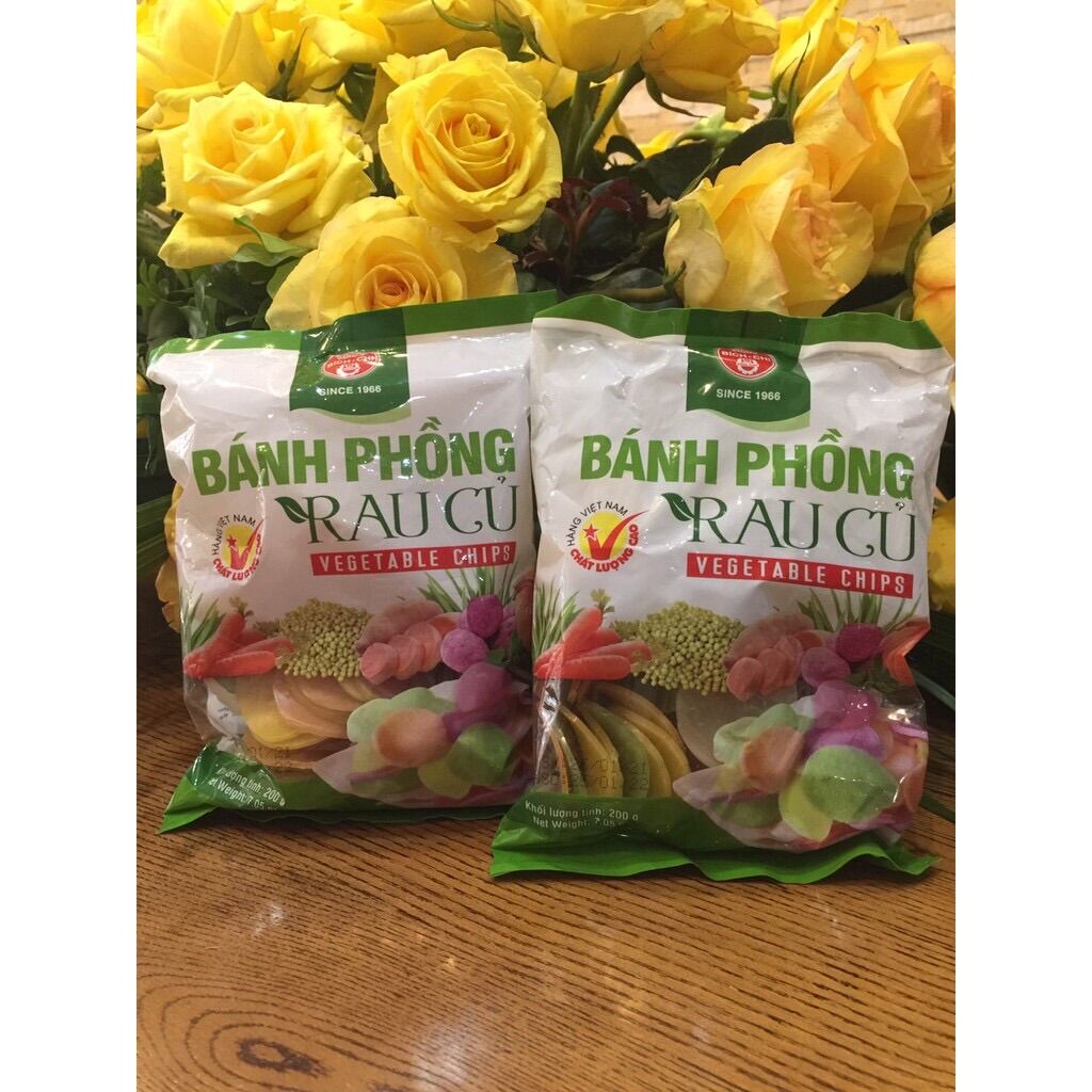 Bánh Phòng Chay rau củ quả BÍCH CHI (gói 200 gram)