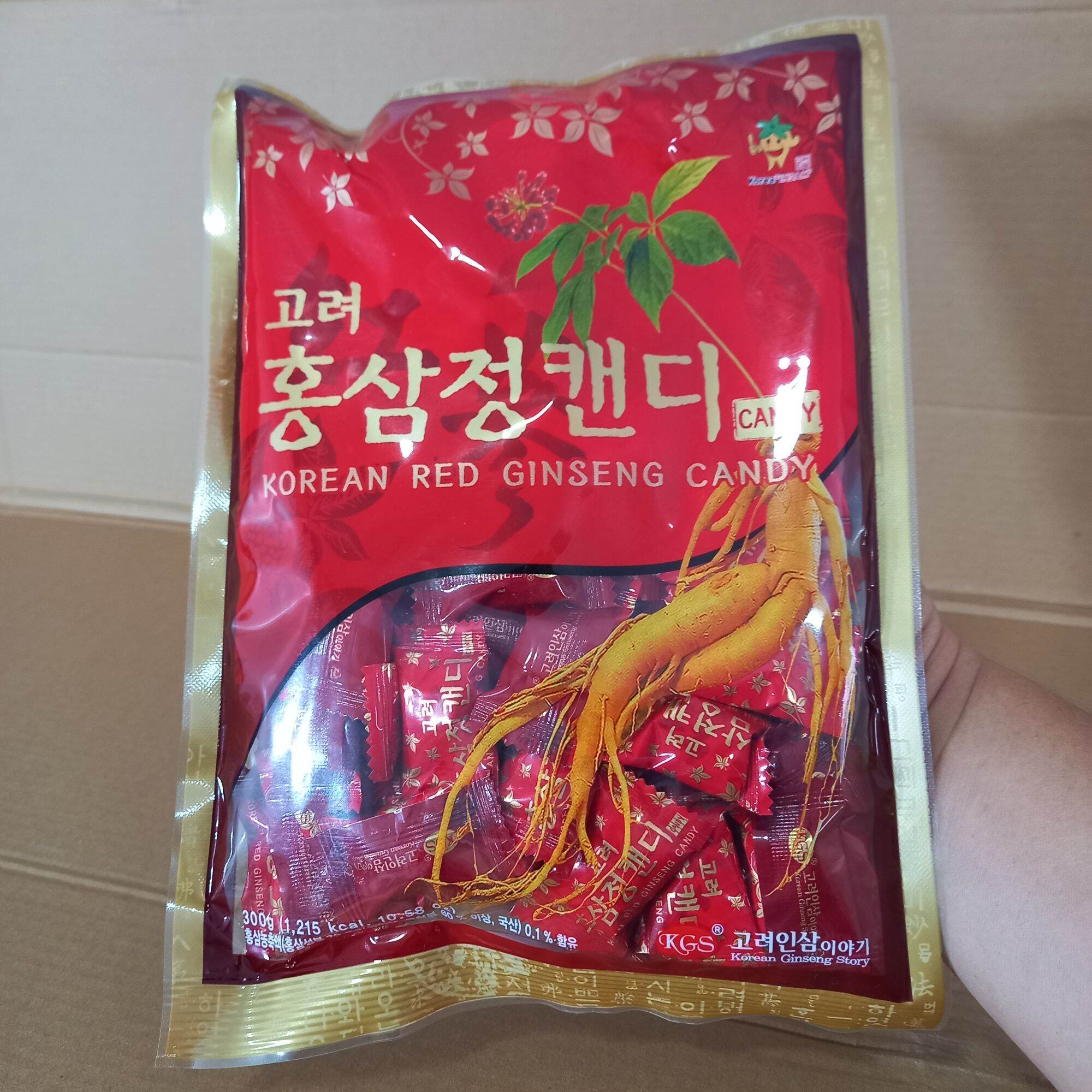 Kẹo Hồng Sâm KGS Hàn Quốc - Nhân Sâm Maximas