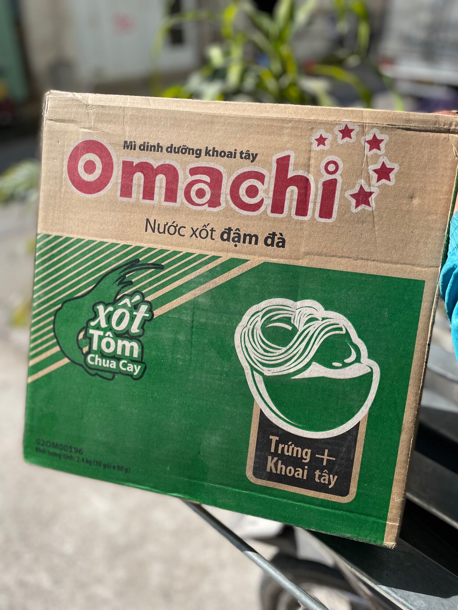 Mì omachi tôm chua cay thùng 30 gói 80g