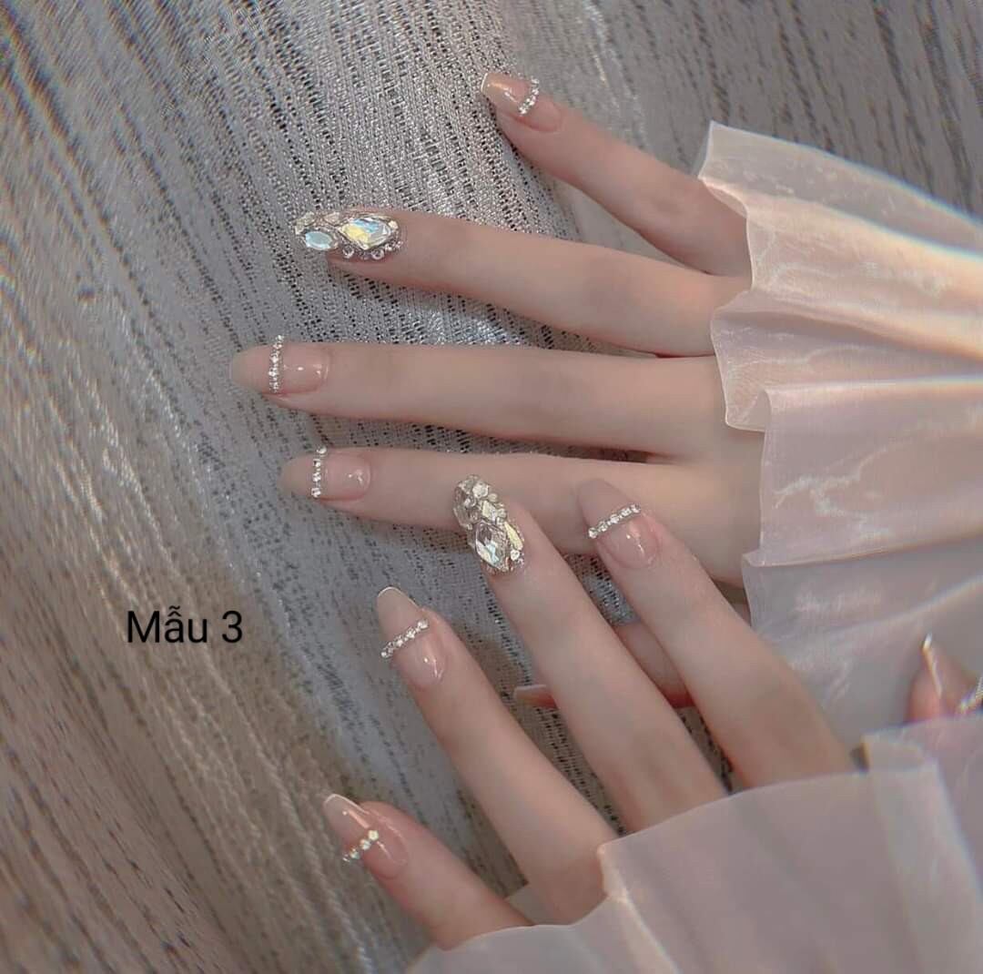 [ KÈM KEO VÀ DŨA MÓNG ] đủ size NAILBOX MÓNG UP THIẾT KẾ