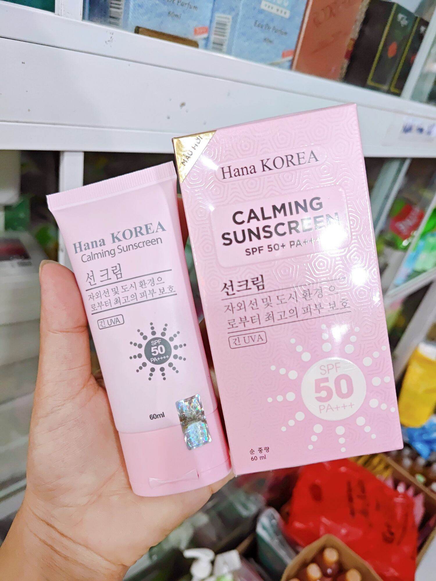 Kem chống nắng vật lí hana korea 60ml