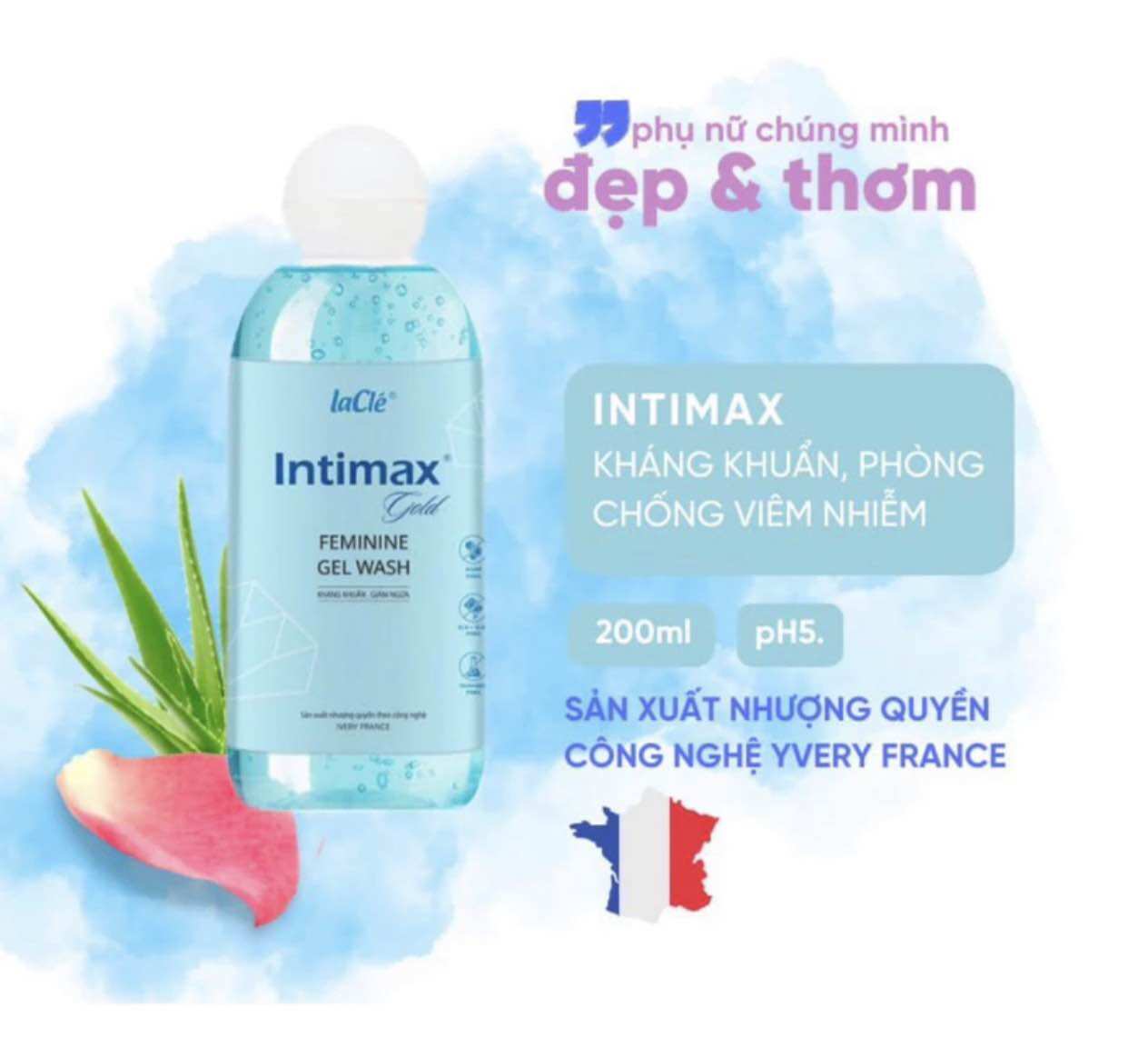 Dung dịch vệ sinh phụ nữ INTIMAX GOLD