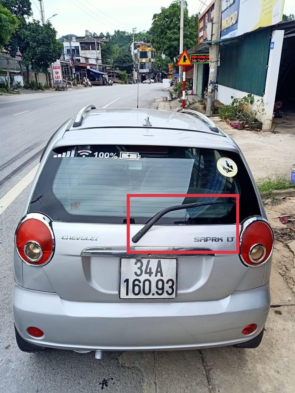 Chổi gạt mưa sau Matiz 3 Spark, Cần gạt mưa sau Matiz 3 Spark, Nắp gạt mưa sau Matiz 3 Spark xịn chính hãng