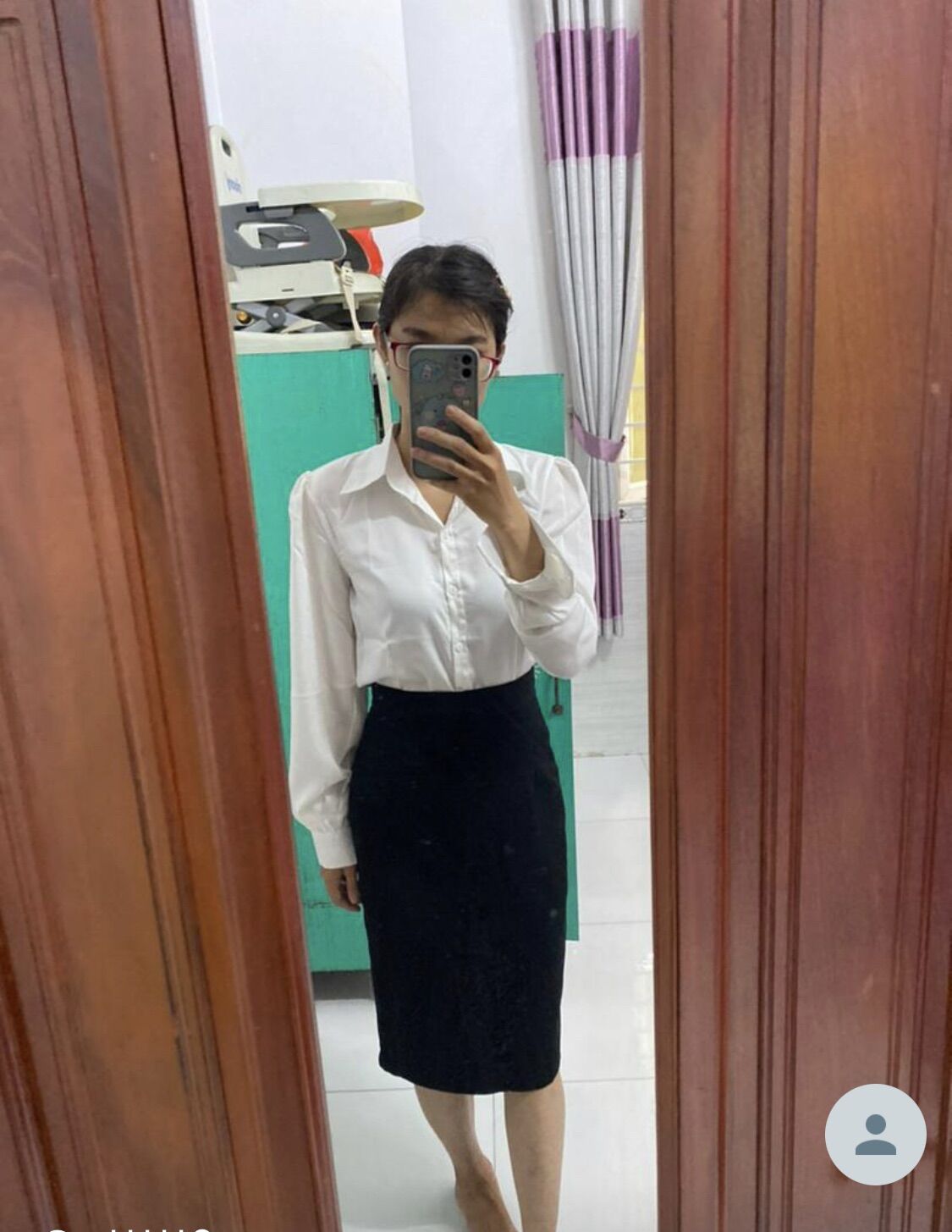 Chân váy công sở dáng bút chì cao cấp