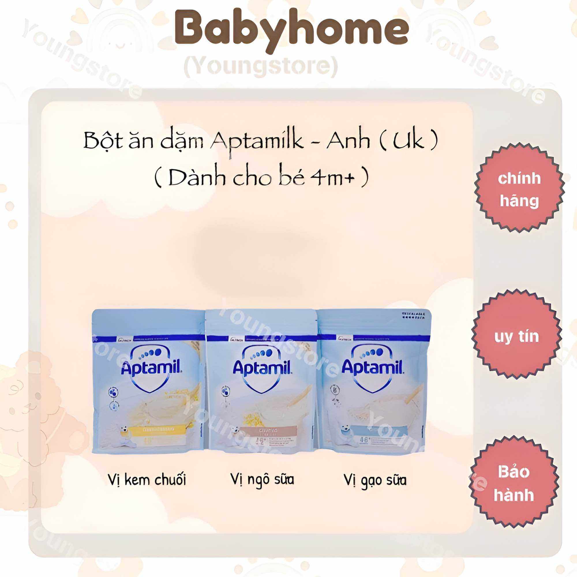 Bột ăn dặm Aptamil (125g)