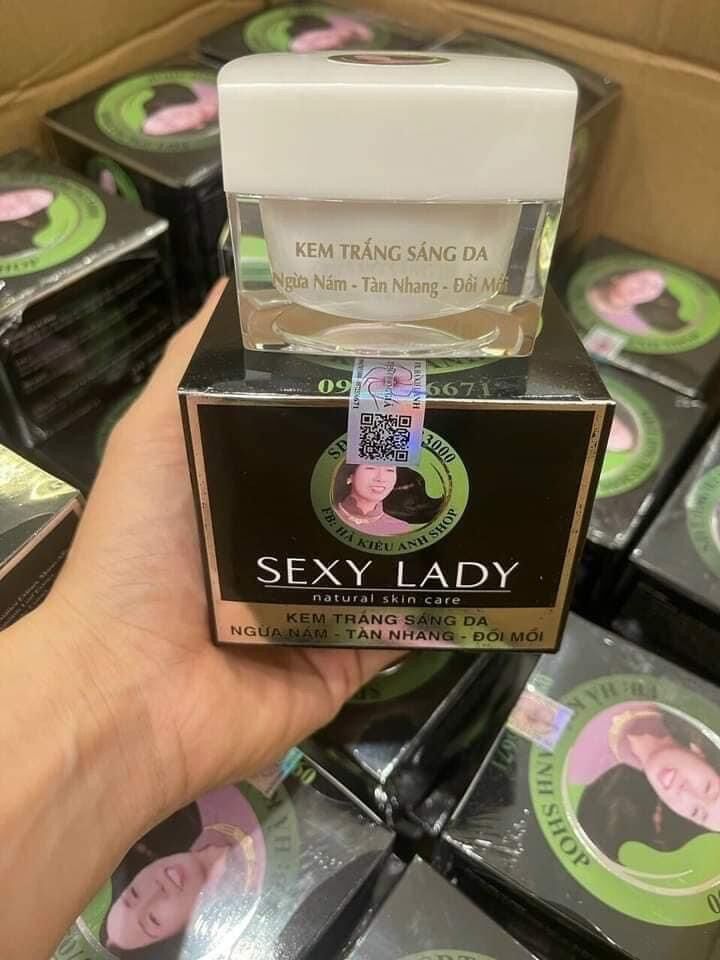 Kem face Hà Kiều Oanh Sexy Lady làm trắng xoá mờ thâm nám tàn nhang