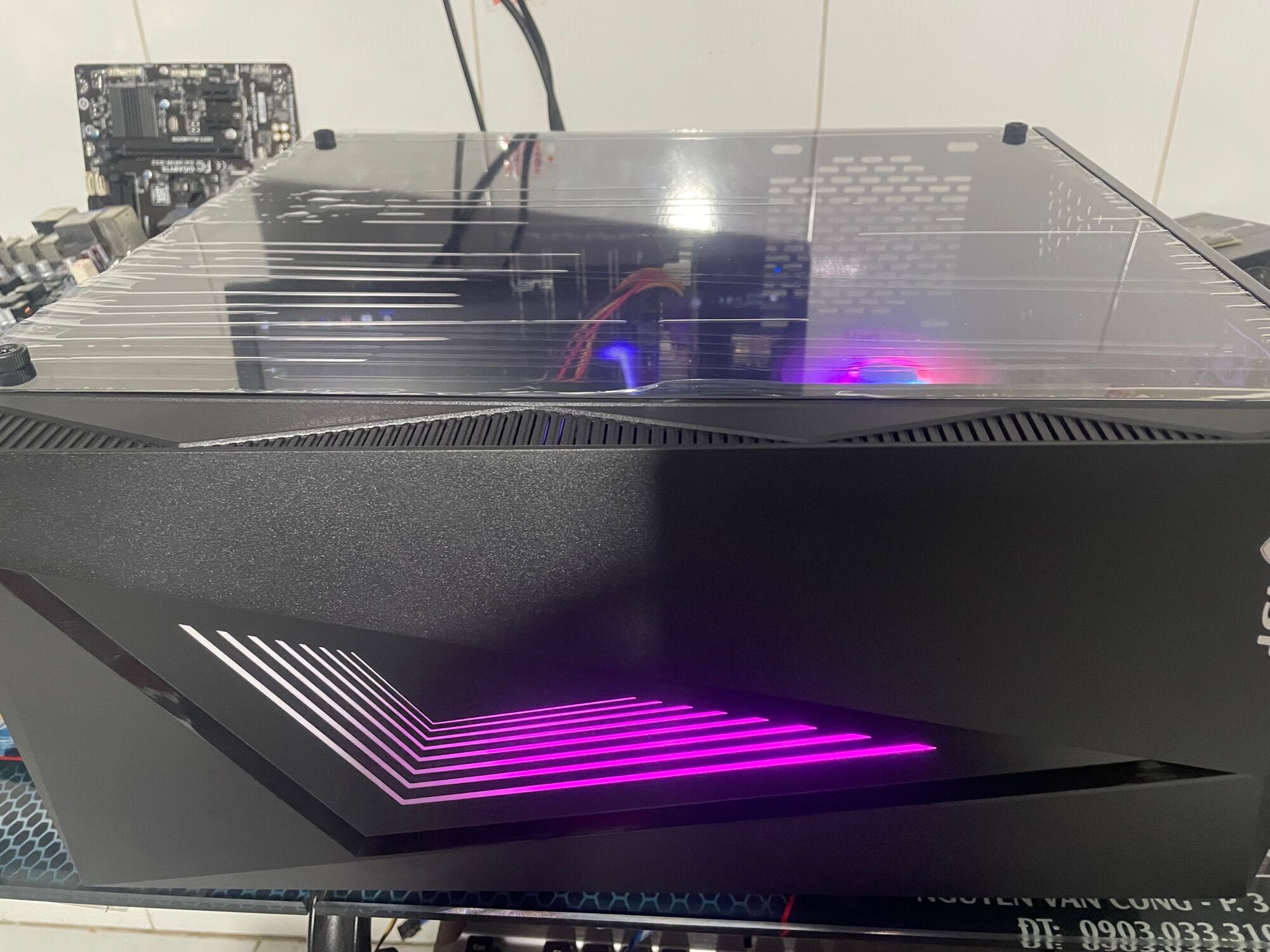 Máy vi tính chơi game văn phòng chipset h81 core i5 4570 ram 8g vga rời gtx750 ssd 120g case nguồn led như hình giá 3450k