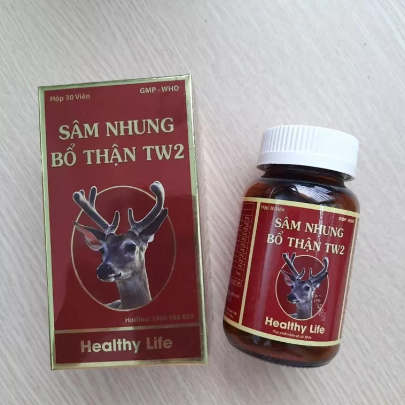 Viên bổ thận SÂM NHUNG BỔ THẬN TW2 bổ thận, tráng dương, mạnh gân