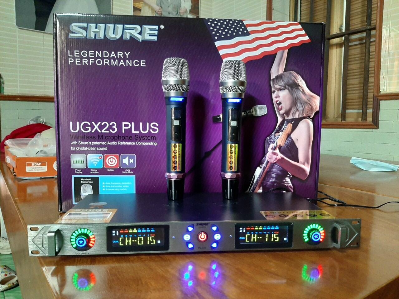 Mic shure ugx 23 plus