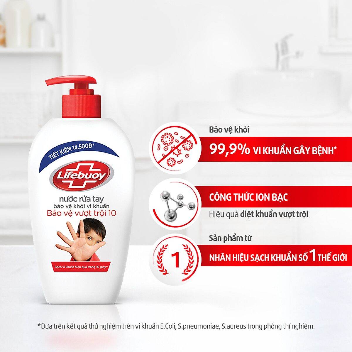 LIFEBUOY NRT Bảo Vệ Vượt Trội10 500G/12 Chai