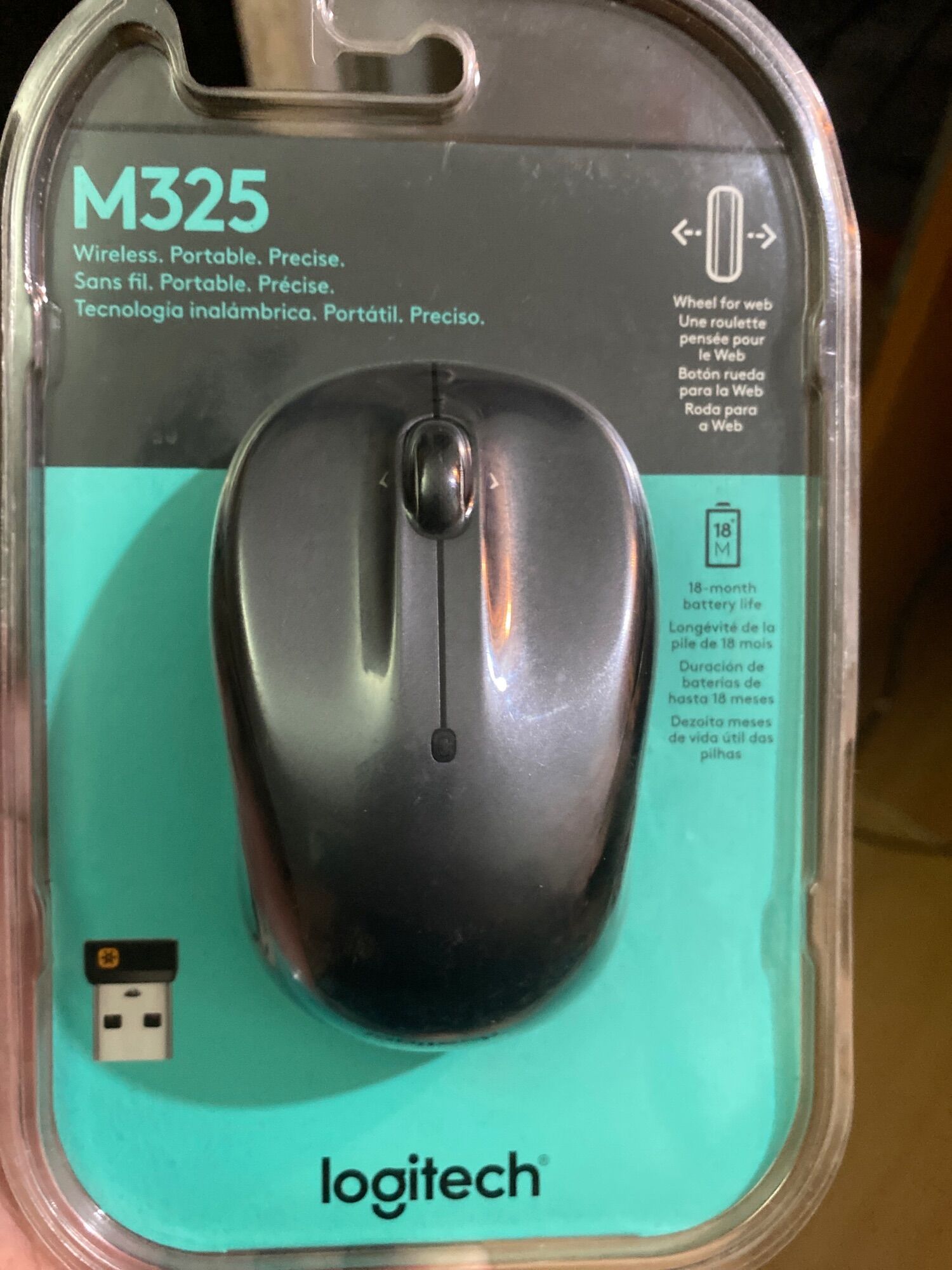 Chuột logitech không dây m325 chính hãng new seal