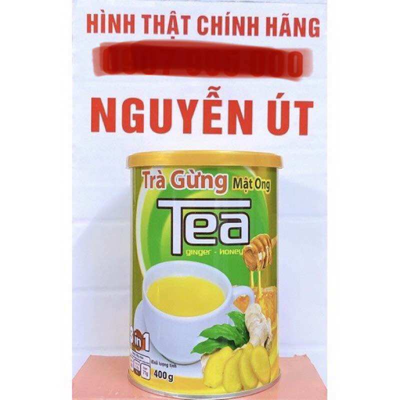 [HCM]Trà gừng mật ong thanh bình lon 400g