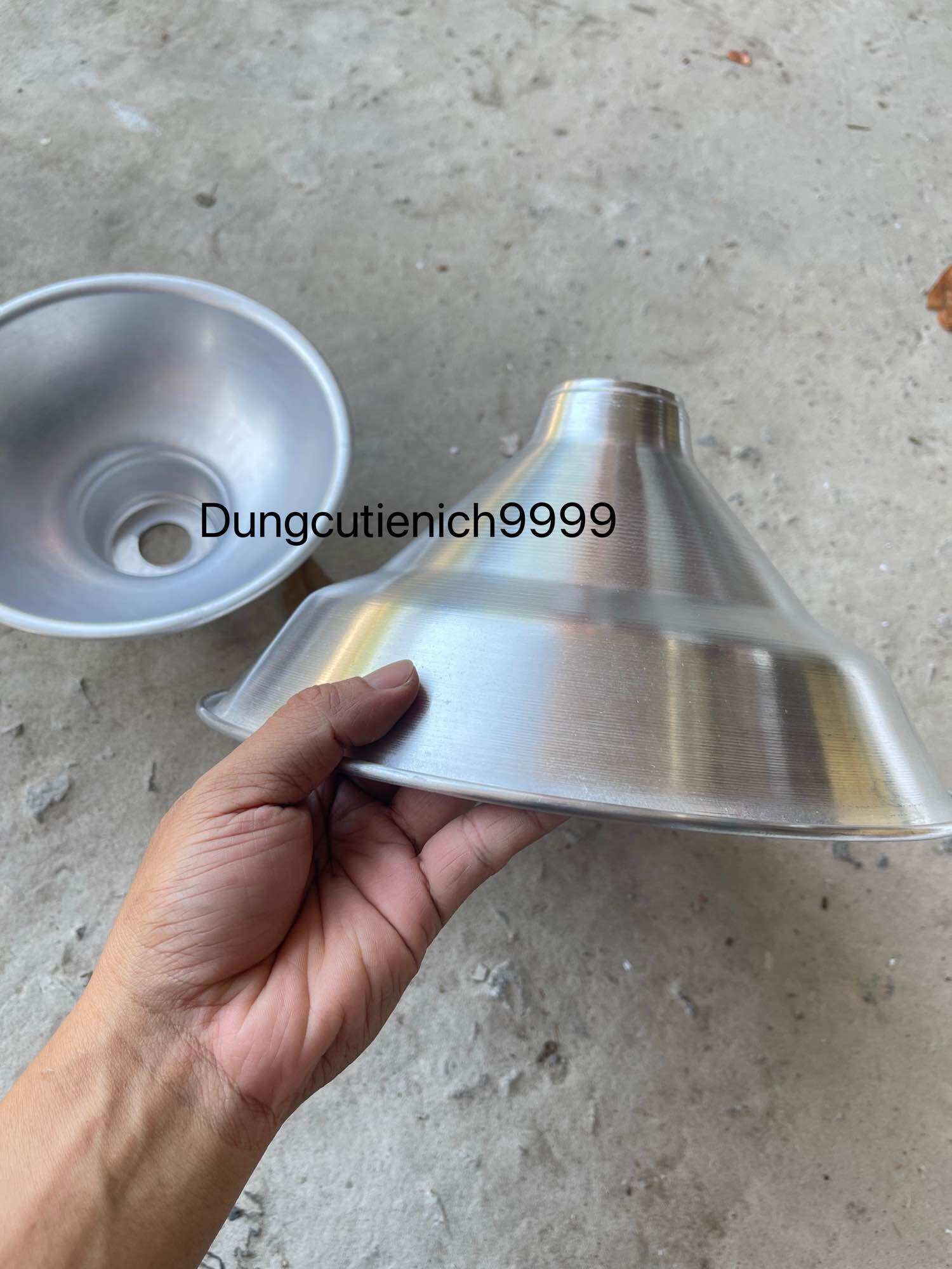 Choá đèn chao đèn nhôm 2 tấc (20cm) 3 tấc (30cm)