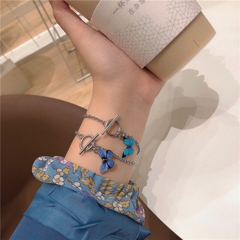 Vòng tay bướm xanh thanh lịch 🦋