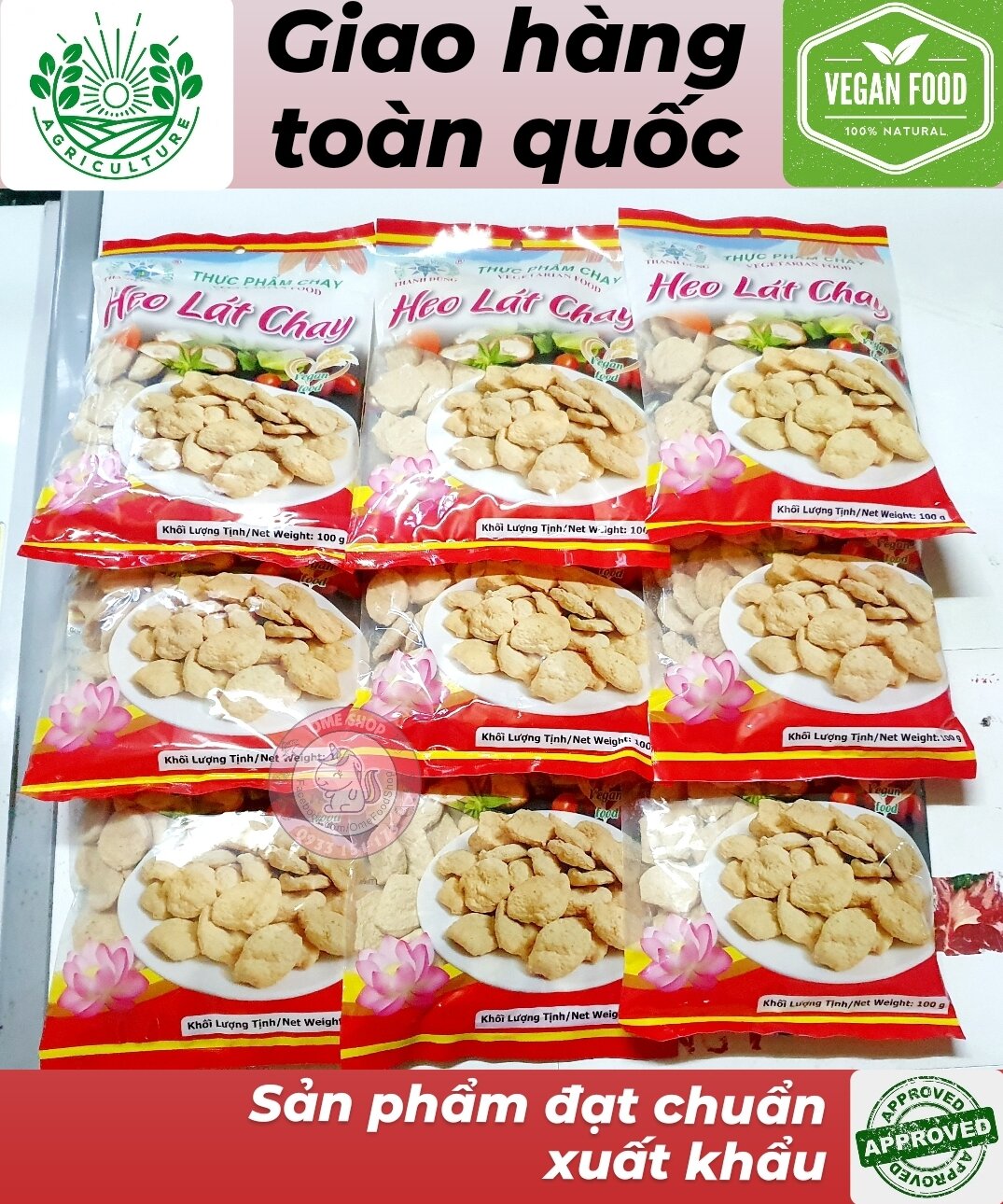Heo Lát Chay / Vegan Pork Slices Thanh Dũng 100gr - giao hàng toàn quốc