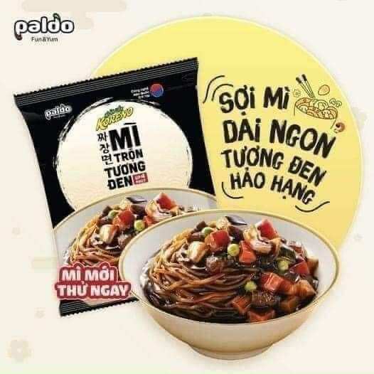 Mì Tương đen Koreno sợi nhỏ
