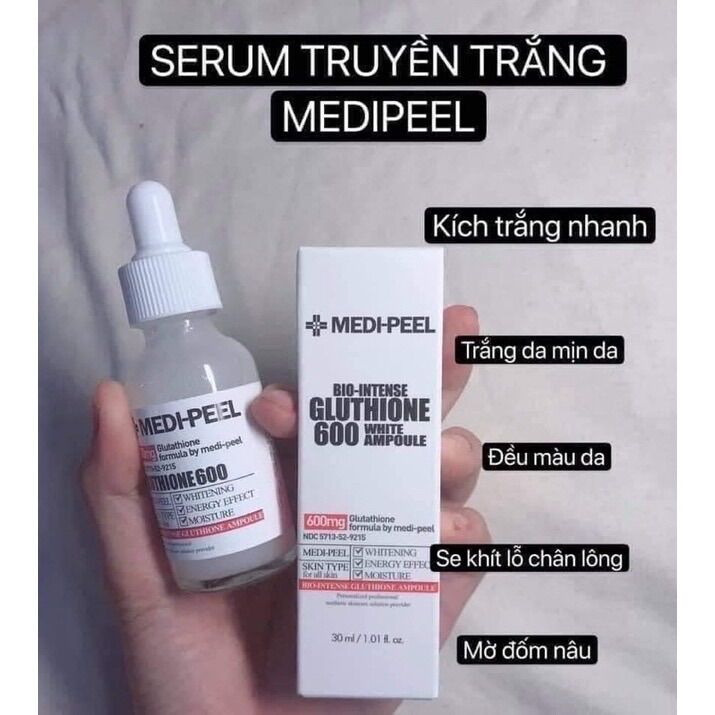 Serum dưỡng trắng căng bóng Glutathione Medipeel