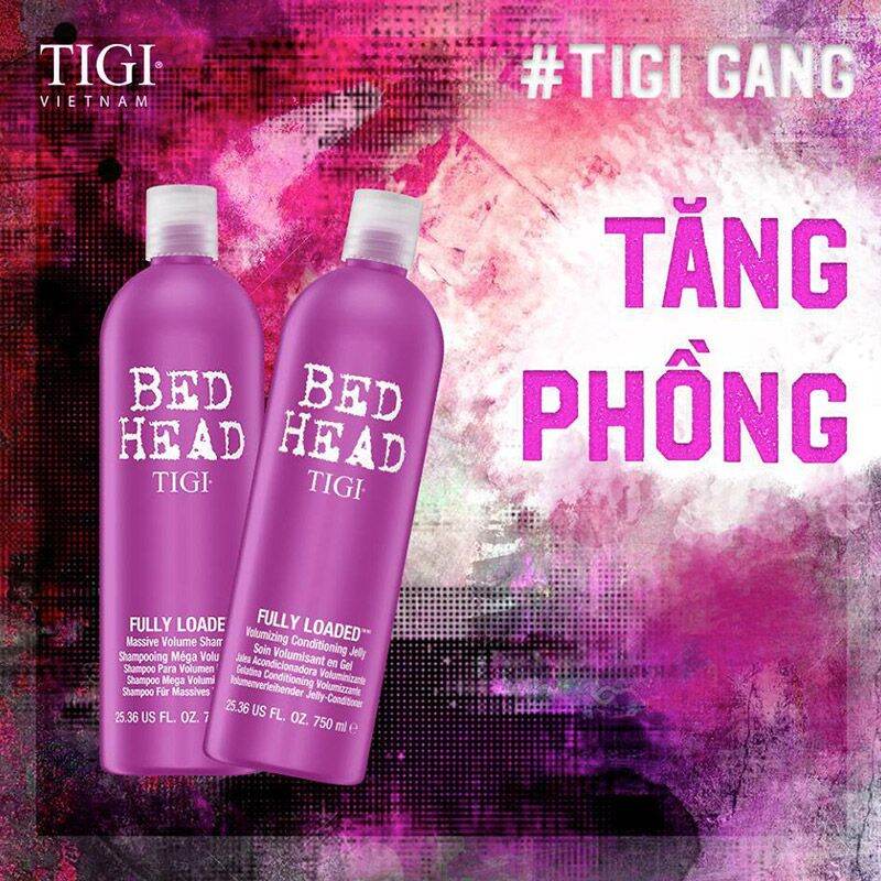 Tigi Bộ Dầu Gội Và Dầu Xả Phục Hồi Và Tăng Độ Phồng Cho Tóc Bed Head 750Ml (Màu Tím)