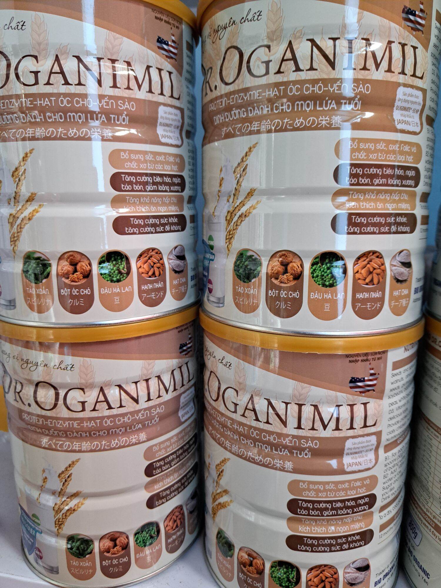 Sữa hạt Dr. oganimil - dinh dưỡng cho mọi lứa tuổi