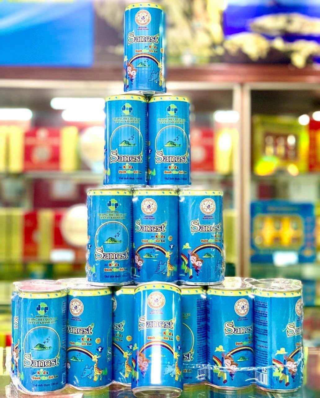 Nước yến sào khánh hòa sanest dành cho trẻ em đóng lon 190 ml - 0162