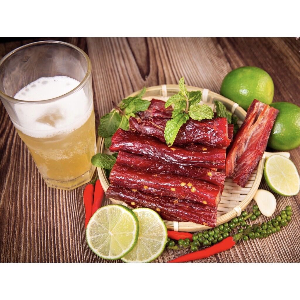 Thịt nai gác bếp 500gr tặng kèm chẳm chéo siêu ngon