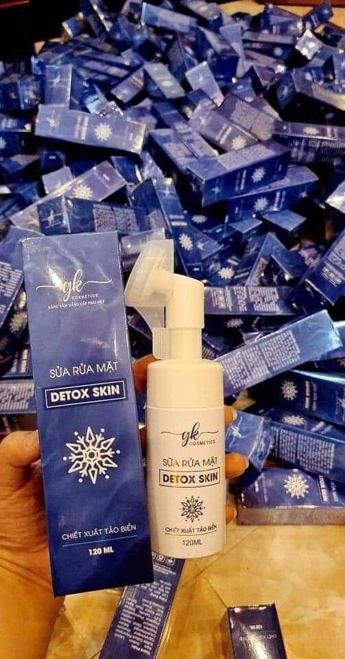 Sữa Rửa Mặt Detox Skin Sạch Nhờn Sáng Đã Ngừa Mụn