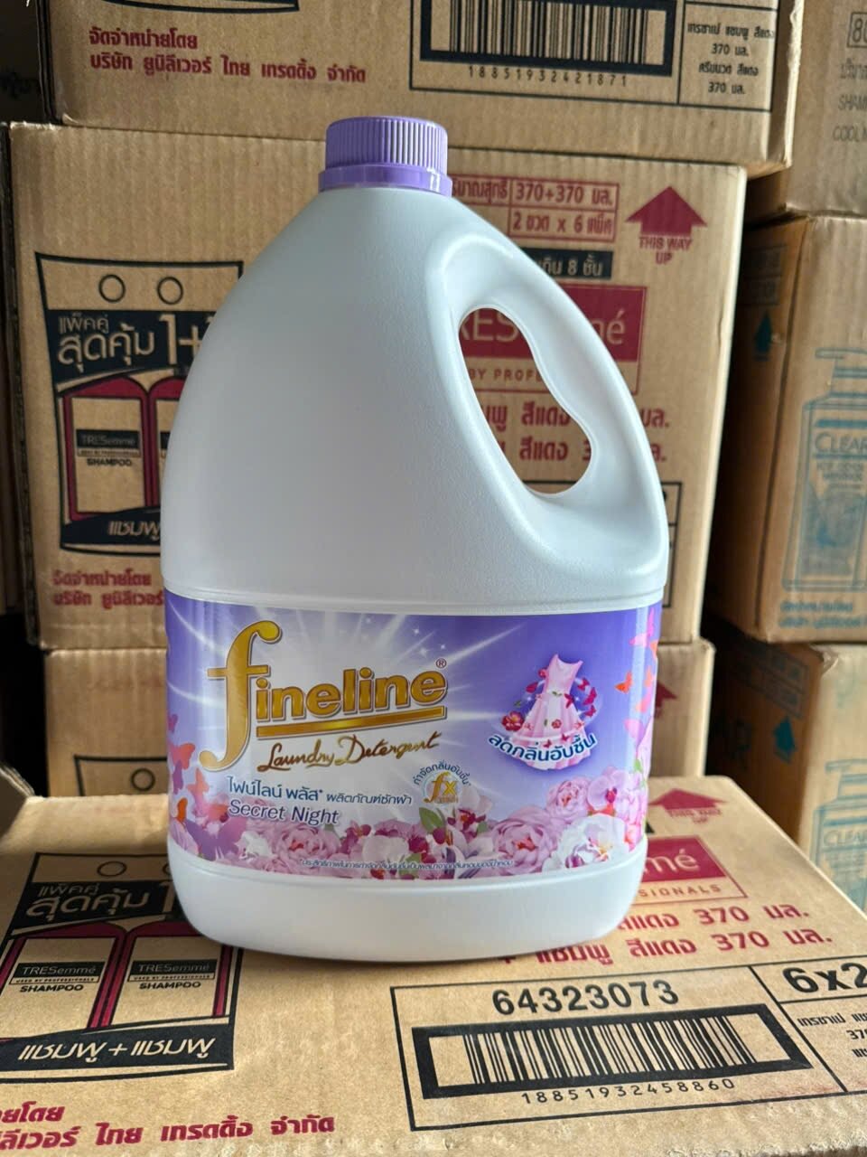 Nước giặt fineline thái lan 3lit màu tím plus mẫu mới