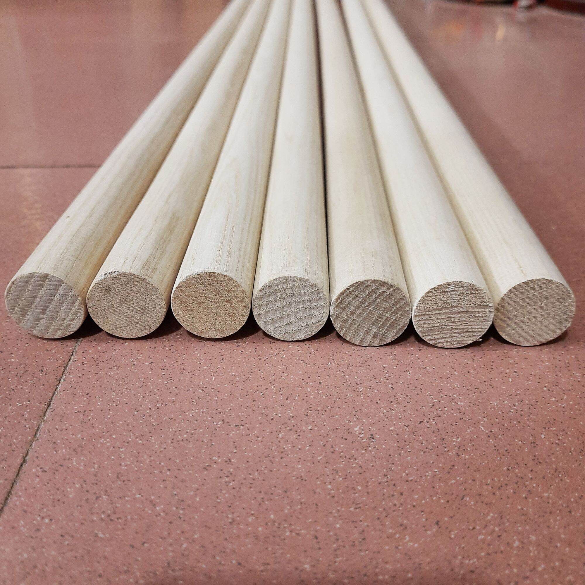 (Hàng Đẹp) Thanh Gỗ Tròn Phi 25mm Gỗ Tần Bì ( Các Kích Cỡ )