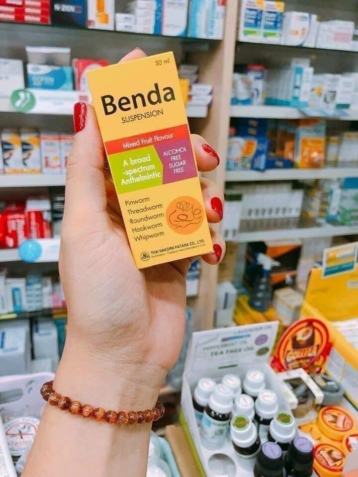 Siro tẩy giun benda 30ml thái lan
